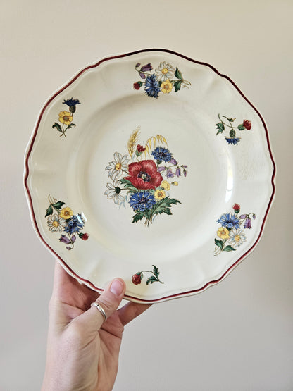Assiettes plates Sarreguemines, Agreste