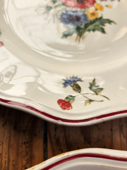 Assiettes plates Sarreguemines, Agreste