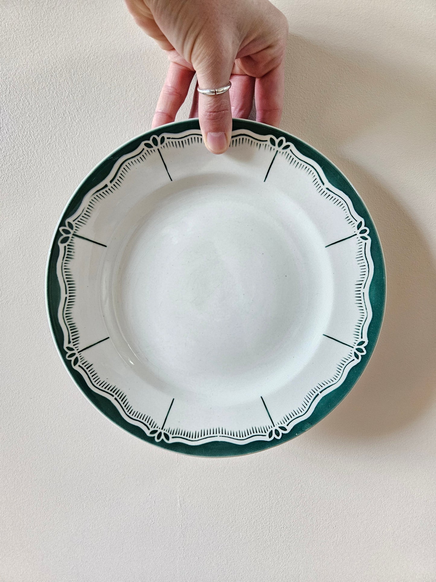 Assiettes plates Digoin, Pascal