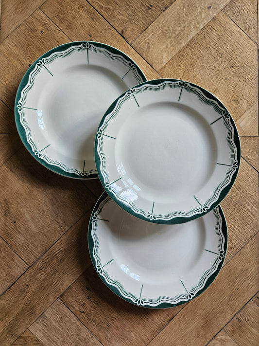 Assiettes plates Digoin, Pascal
