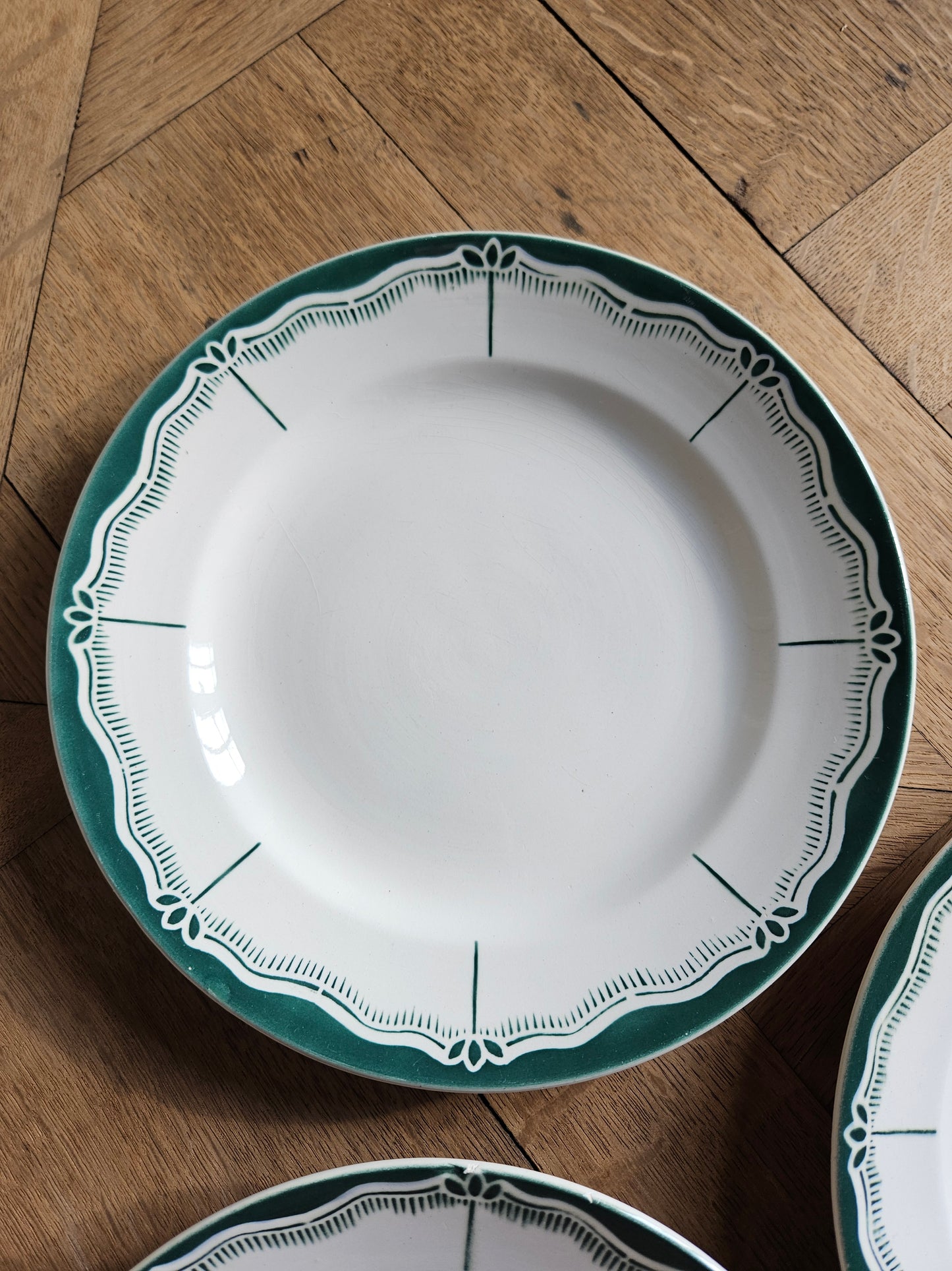 Assiettes plates Digoin, Pascal