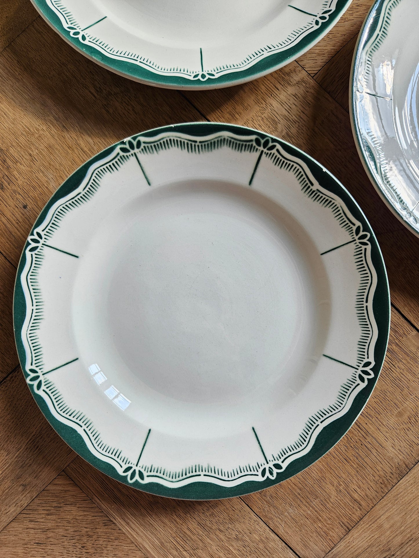 Assiettes plates Digoin, Pascal