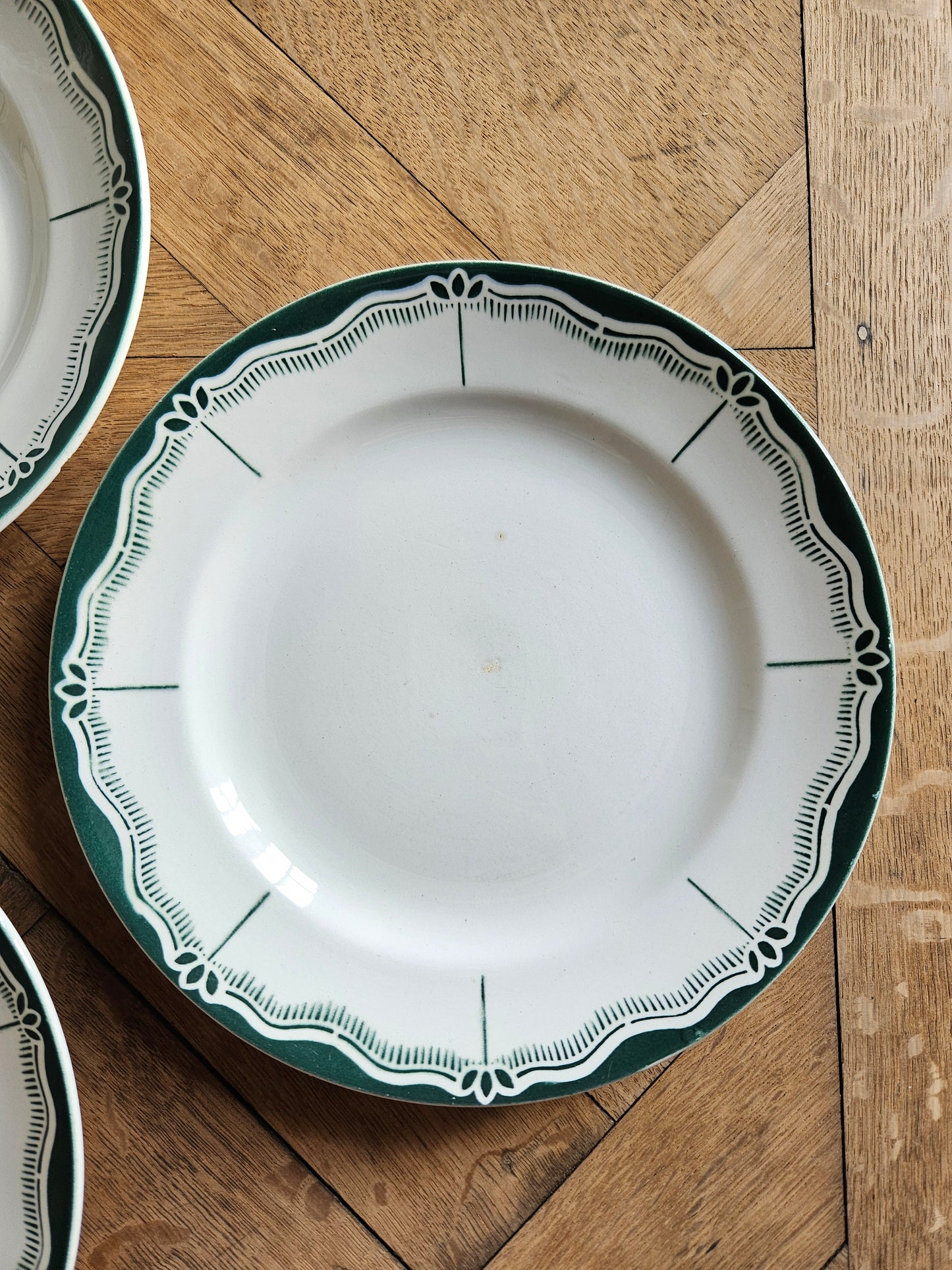 Assiettes plates Digoin, Pascal