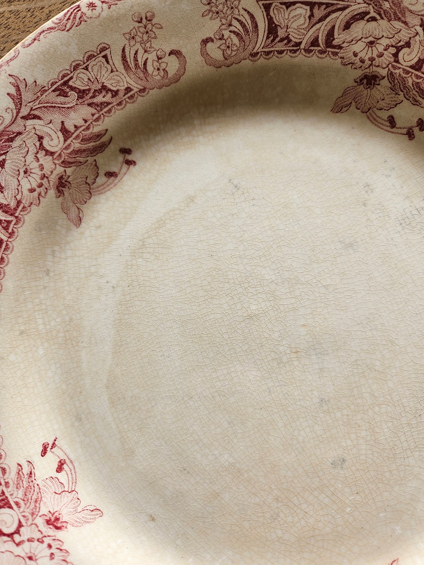 Assiettes plates Creil et Montereau, Ceylan