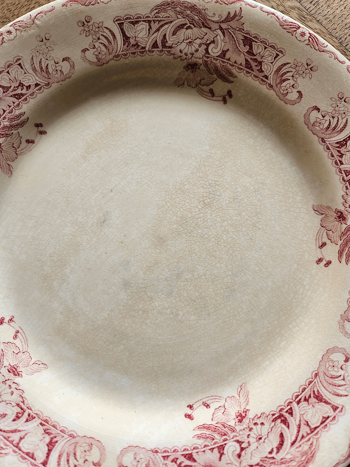 Assiettes plates Creil et Montereau, Ceylan