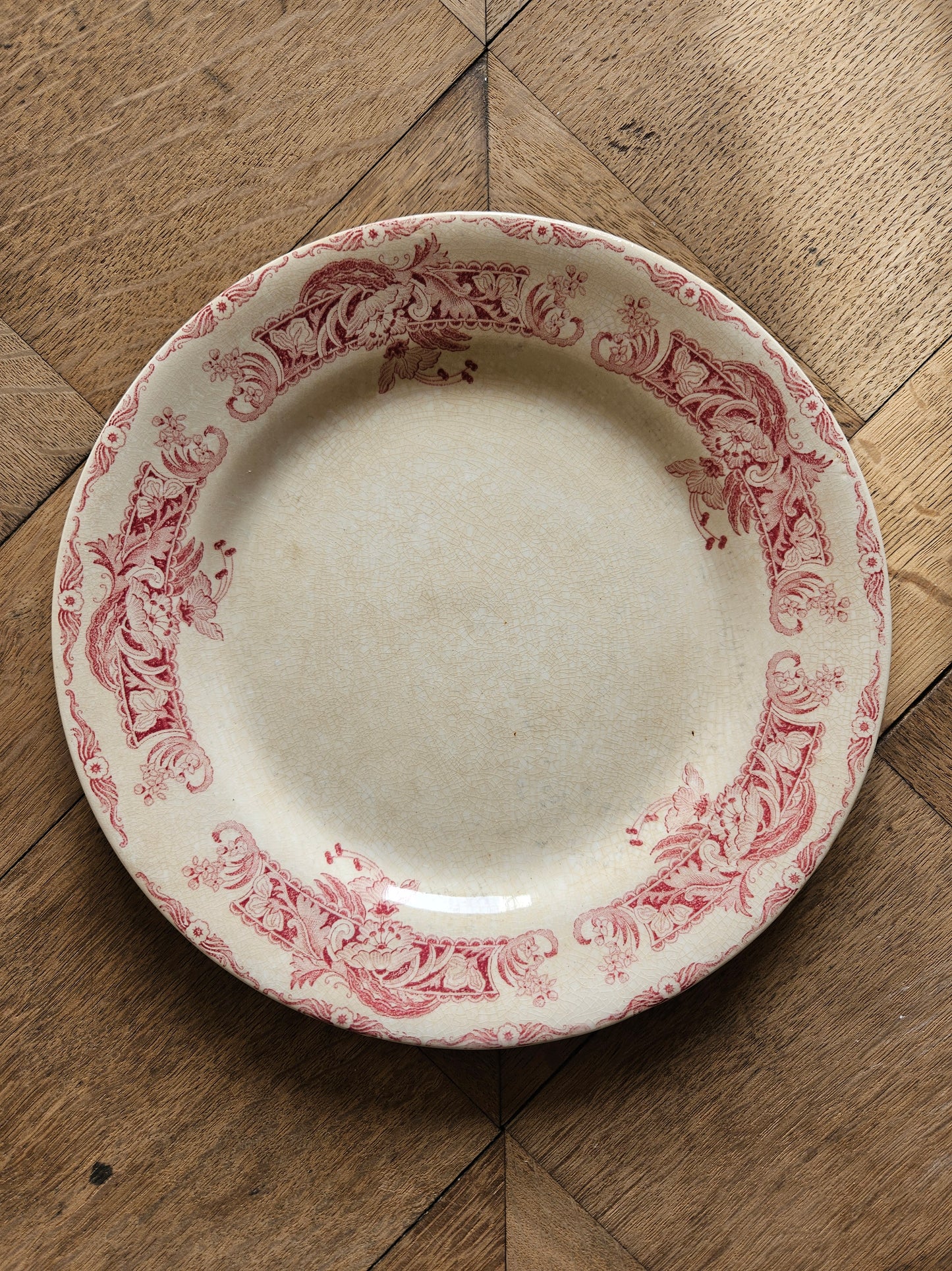 Assiettes plates Creil et Montereau, Ceylan