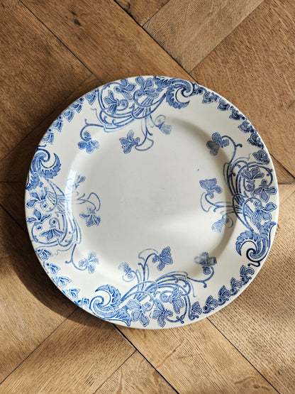 Assiettes plates Clairefontaine, Violettes