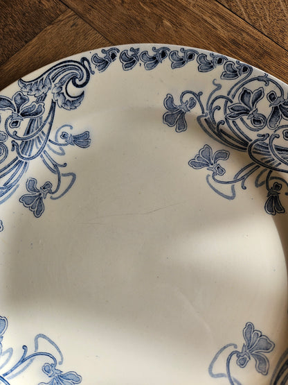 Assiettes plates Clairefontaine, Violettes