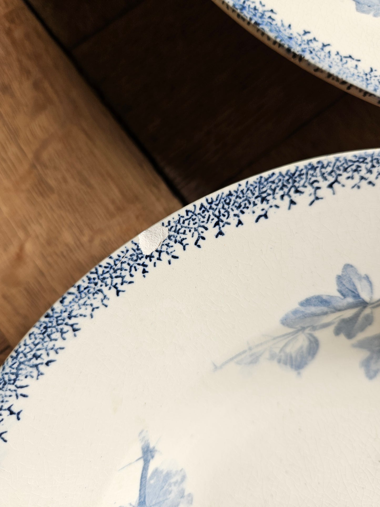 Assiettes creuses U&C Sarreguemines, Groseilles