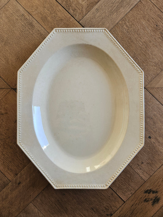 Plat perlé octogonal Montereau #1
