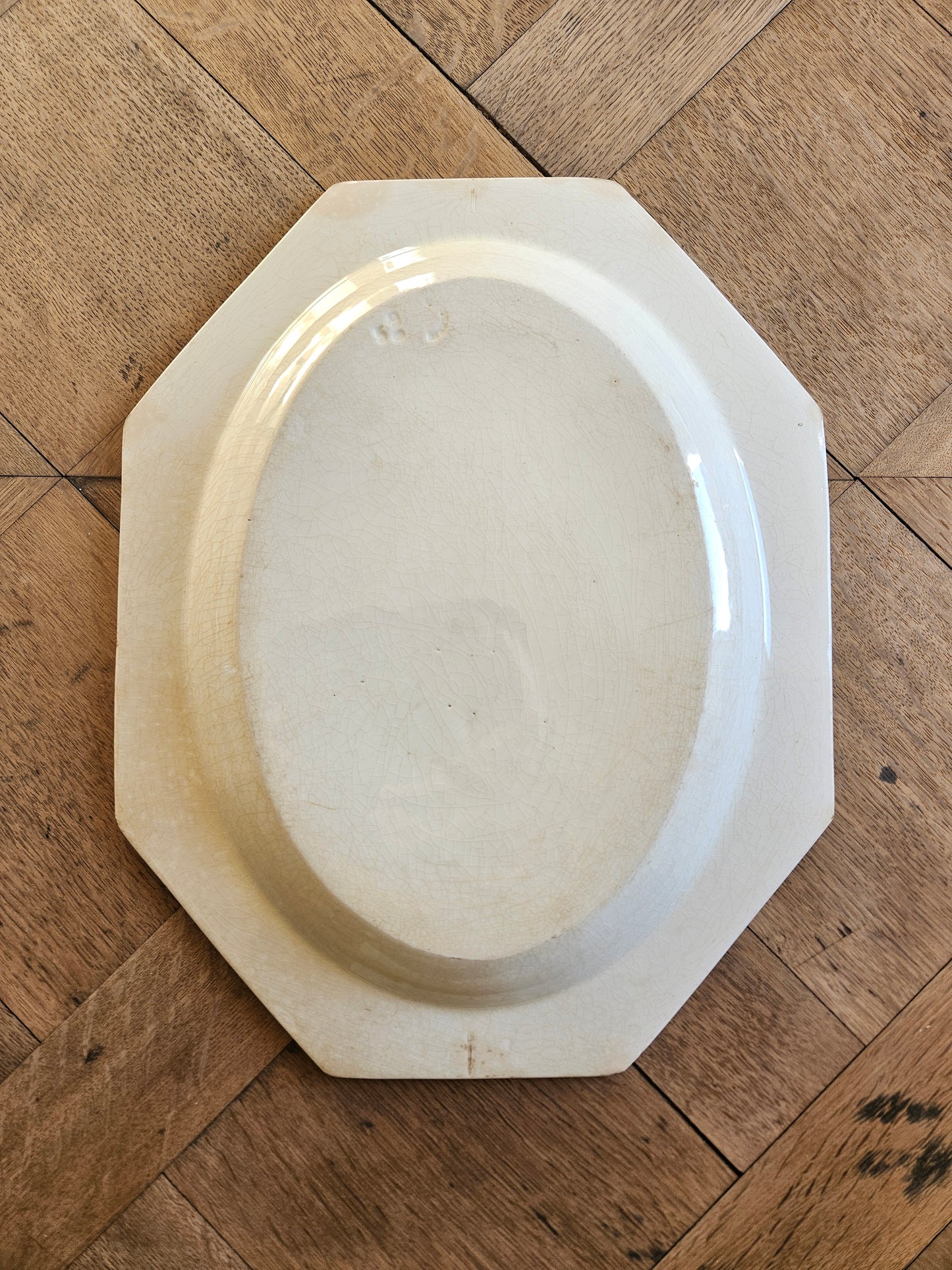 Plat perlé octogonal Montereau #1