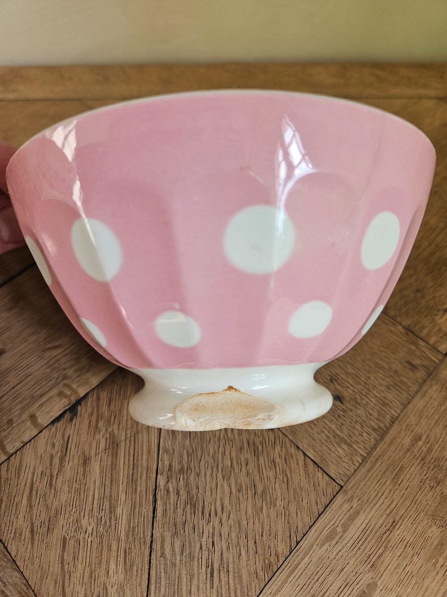 Bols à facettes anciens (abîmés)