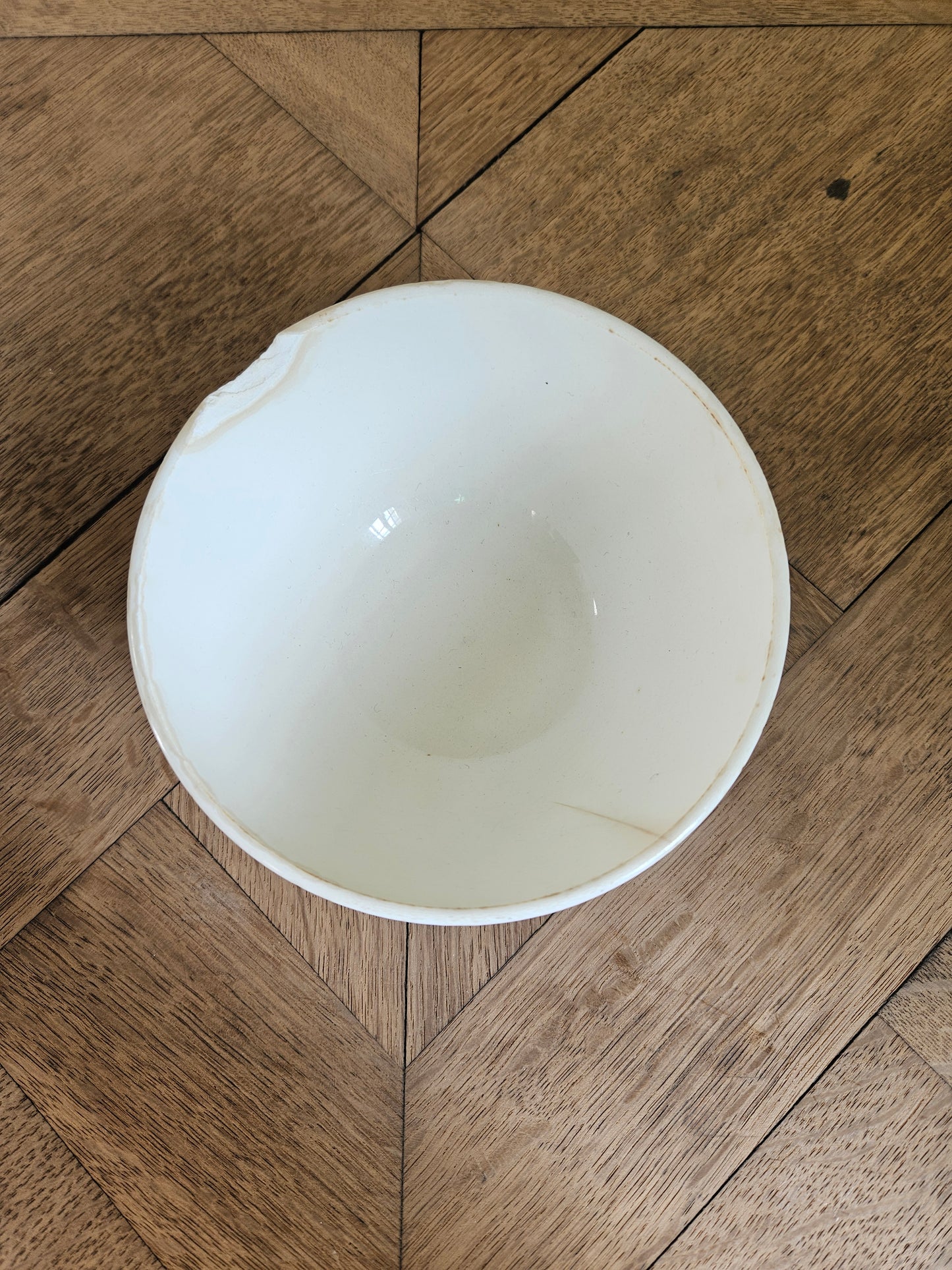 Bols à facettes anciens (abîmés)