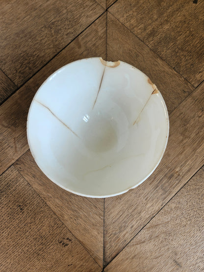 Bols à facettes anciens (abîmés)