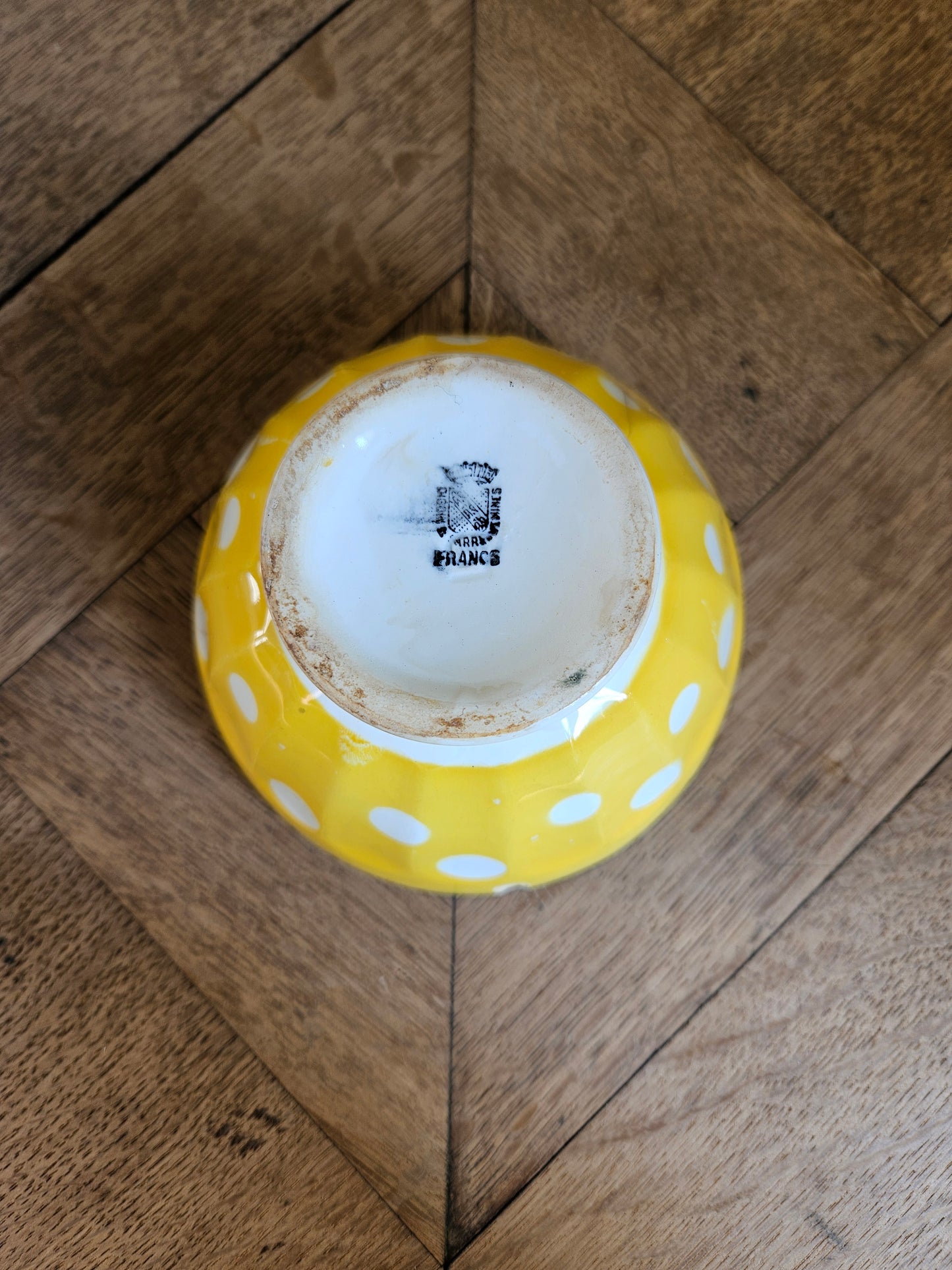 Bols à facettes anciens (abîmés)