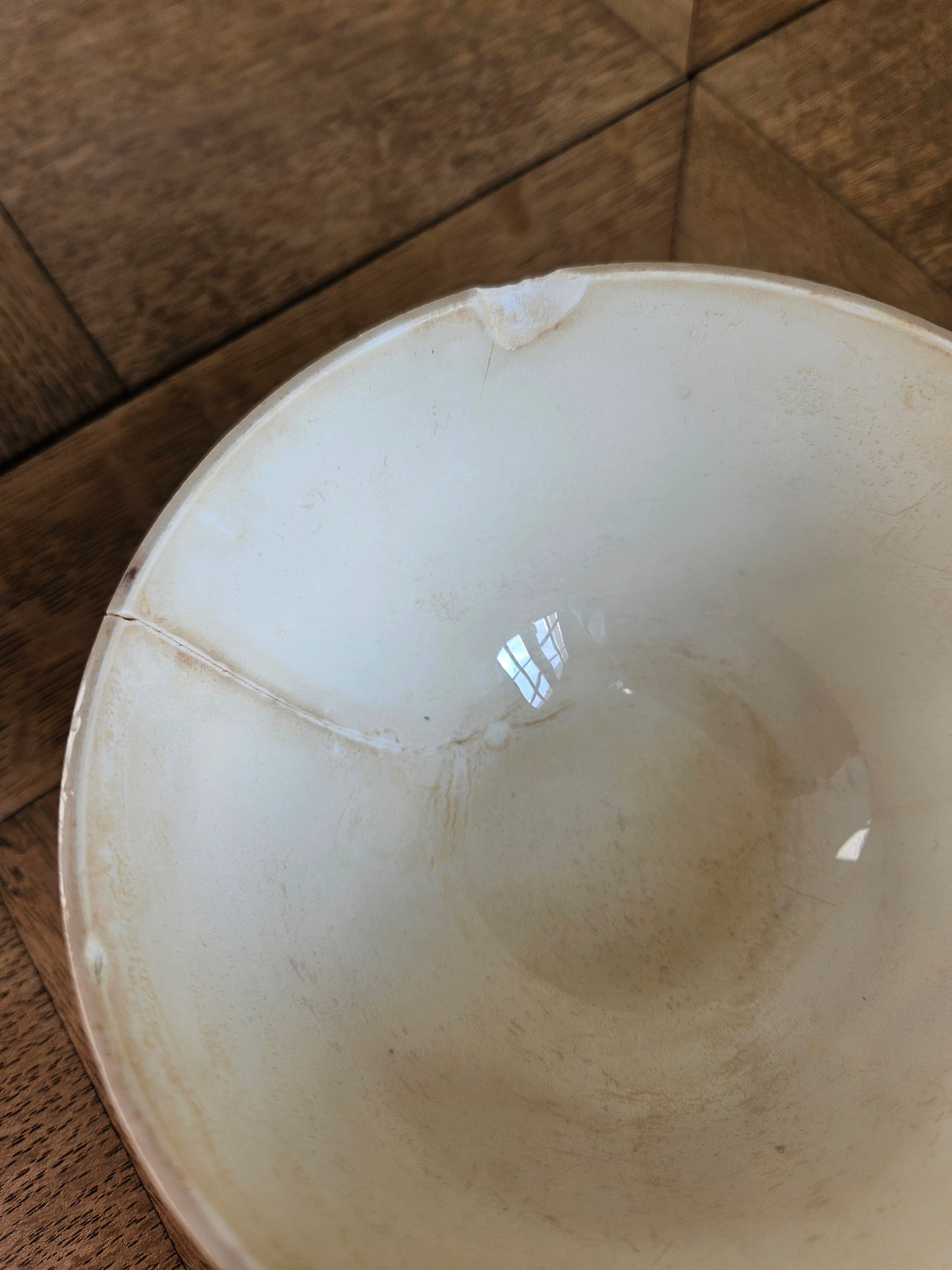 Bols à facettes anciens (abîmés)