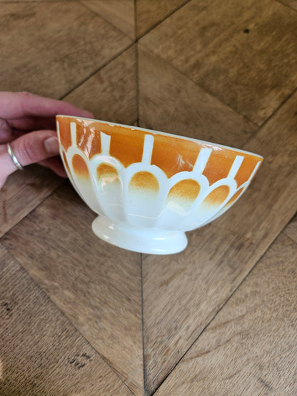 Bols à facettes anciens (abîmés)