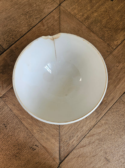 Bols à facettes anciens (abîmés)