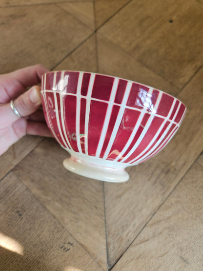 Bols à facettes anciens (abîmés)