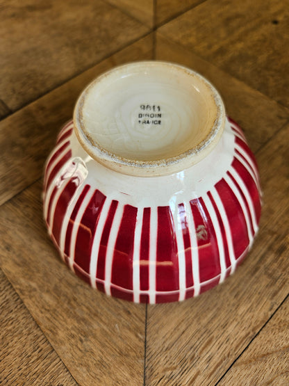 Bols à facettes anciens (abîmés)