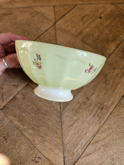 Bols à facettes anciens (abîmés)