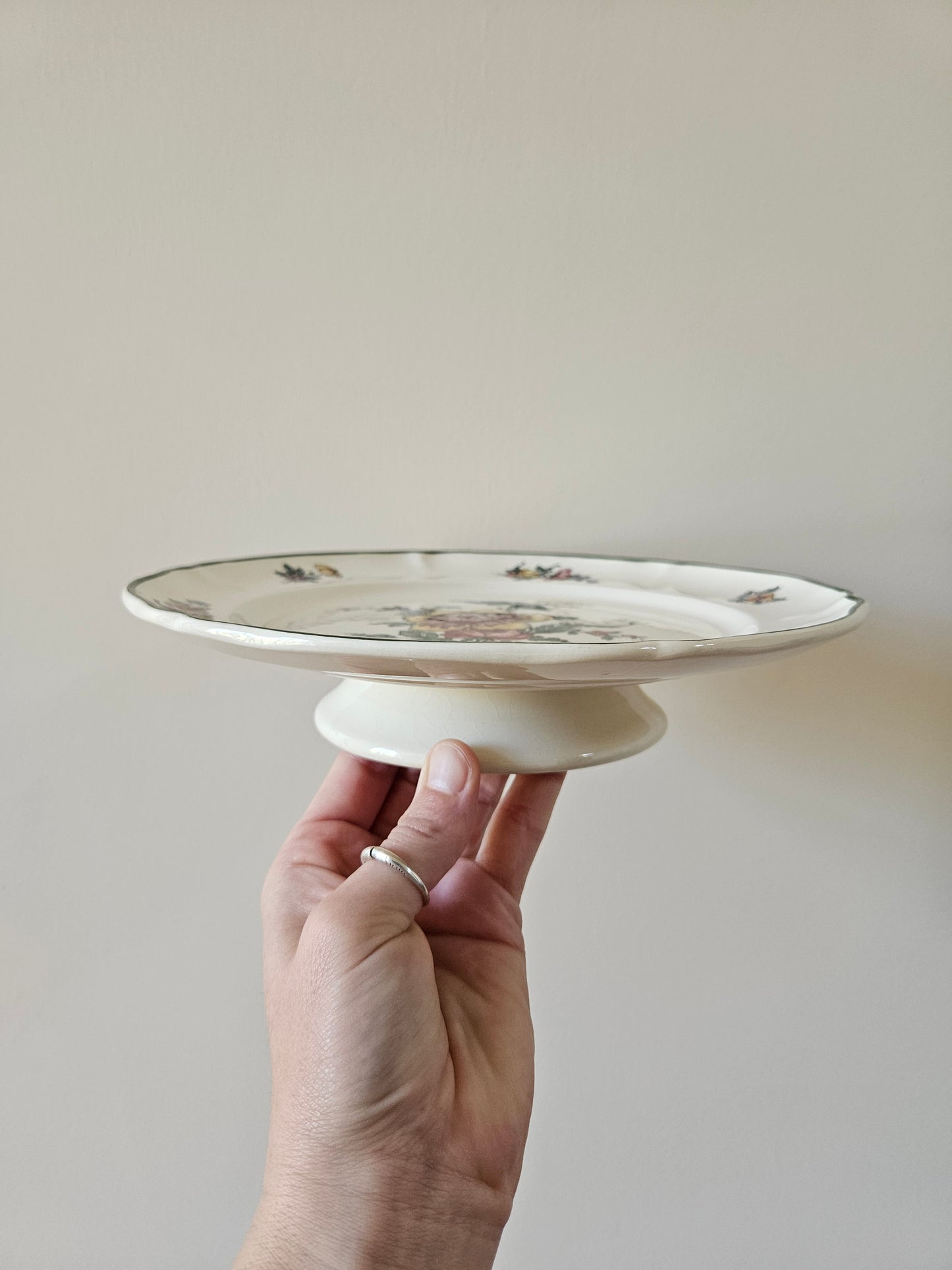 Assiette sur pied Villeroy et Boch 1562 #2