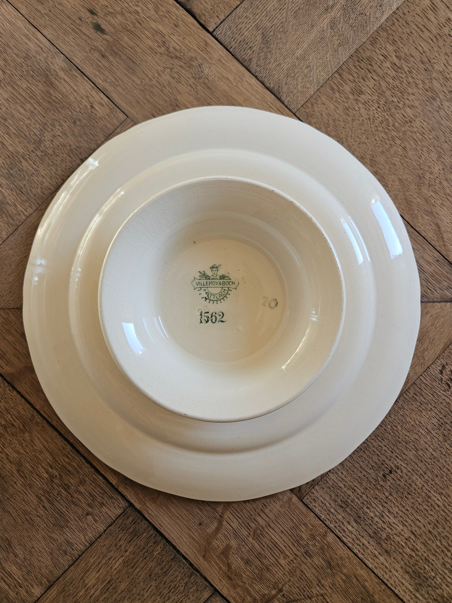 Assiette sur pied Villeroy et Boch 1562 #2