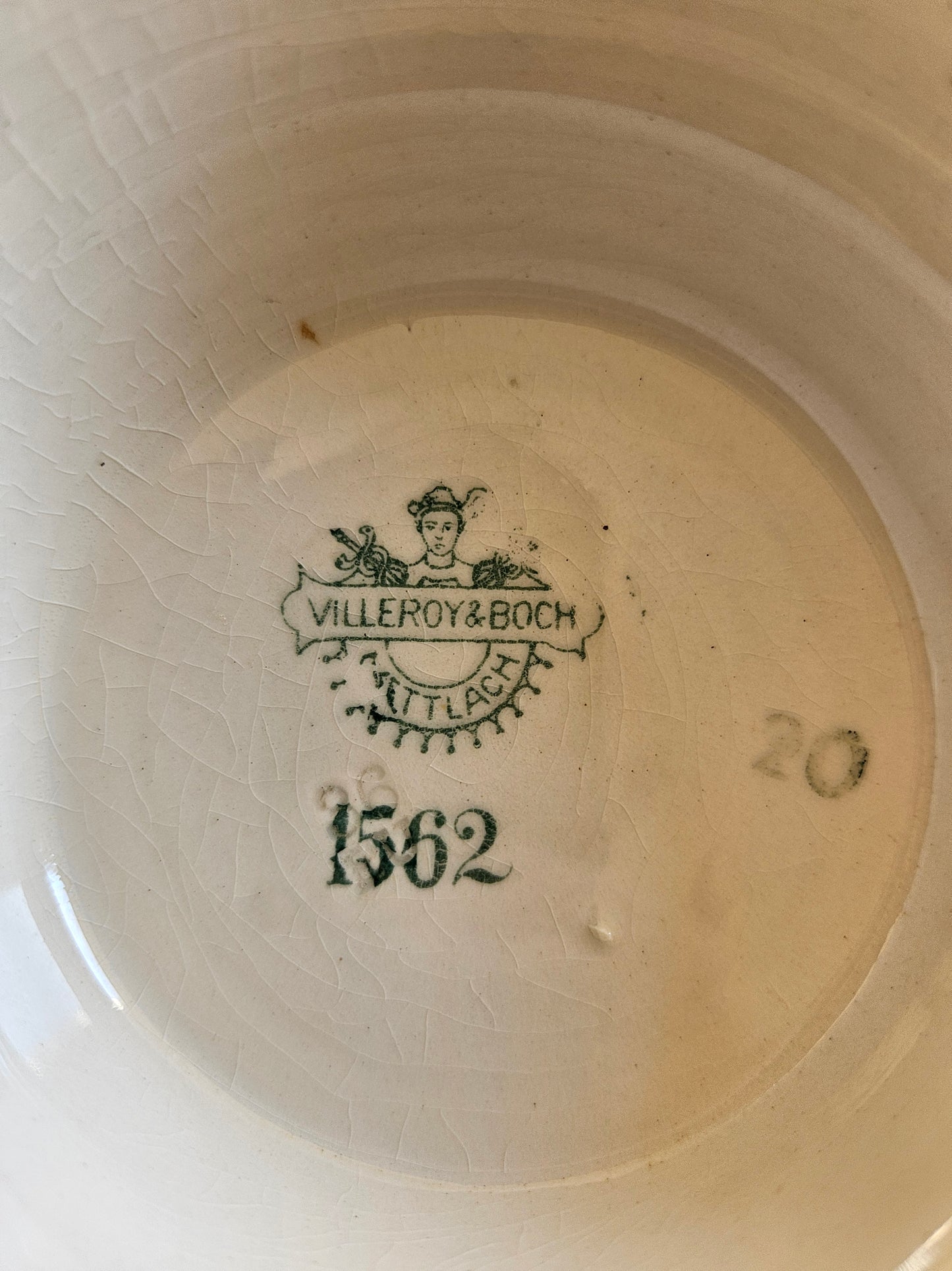 Assiette sur pied Villeroy et Boch 1562 #2