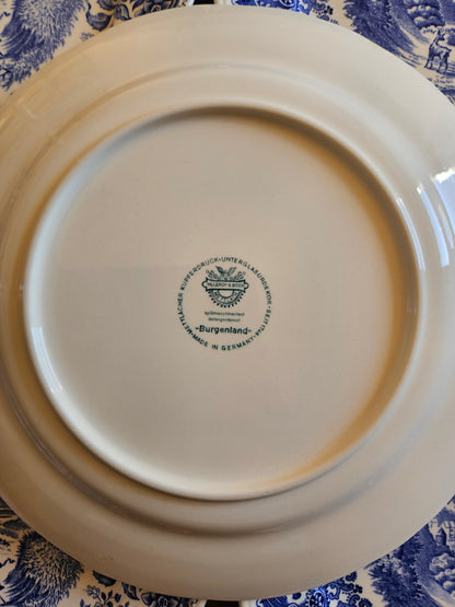 Assiettes plates Villeroy et Boch, Burgenland