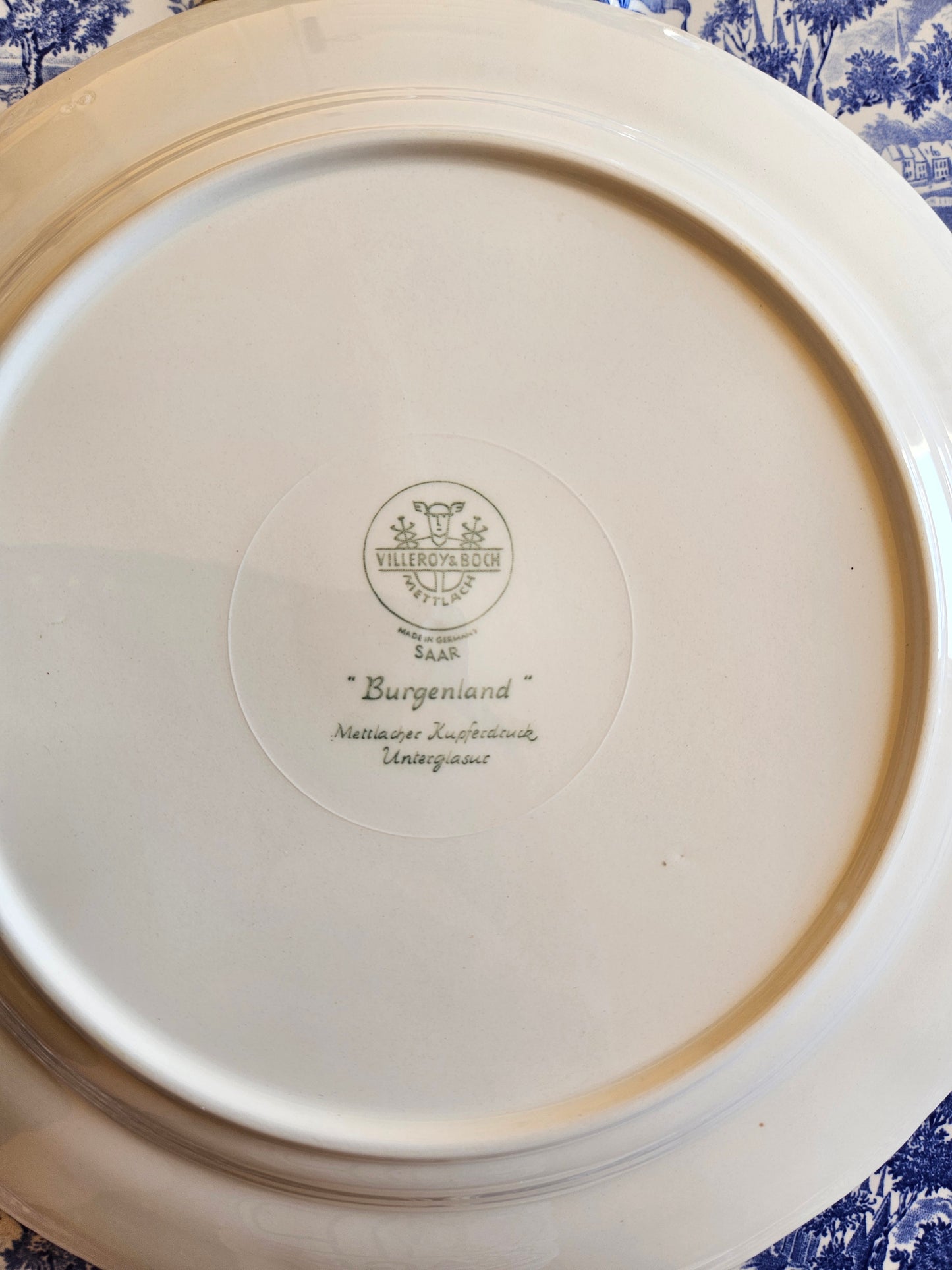 Assiettes plates Villeroy et Boch, Burgenland