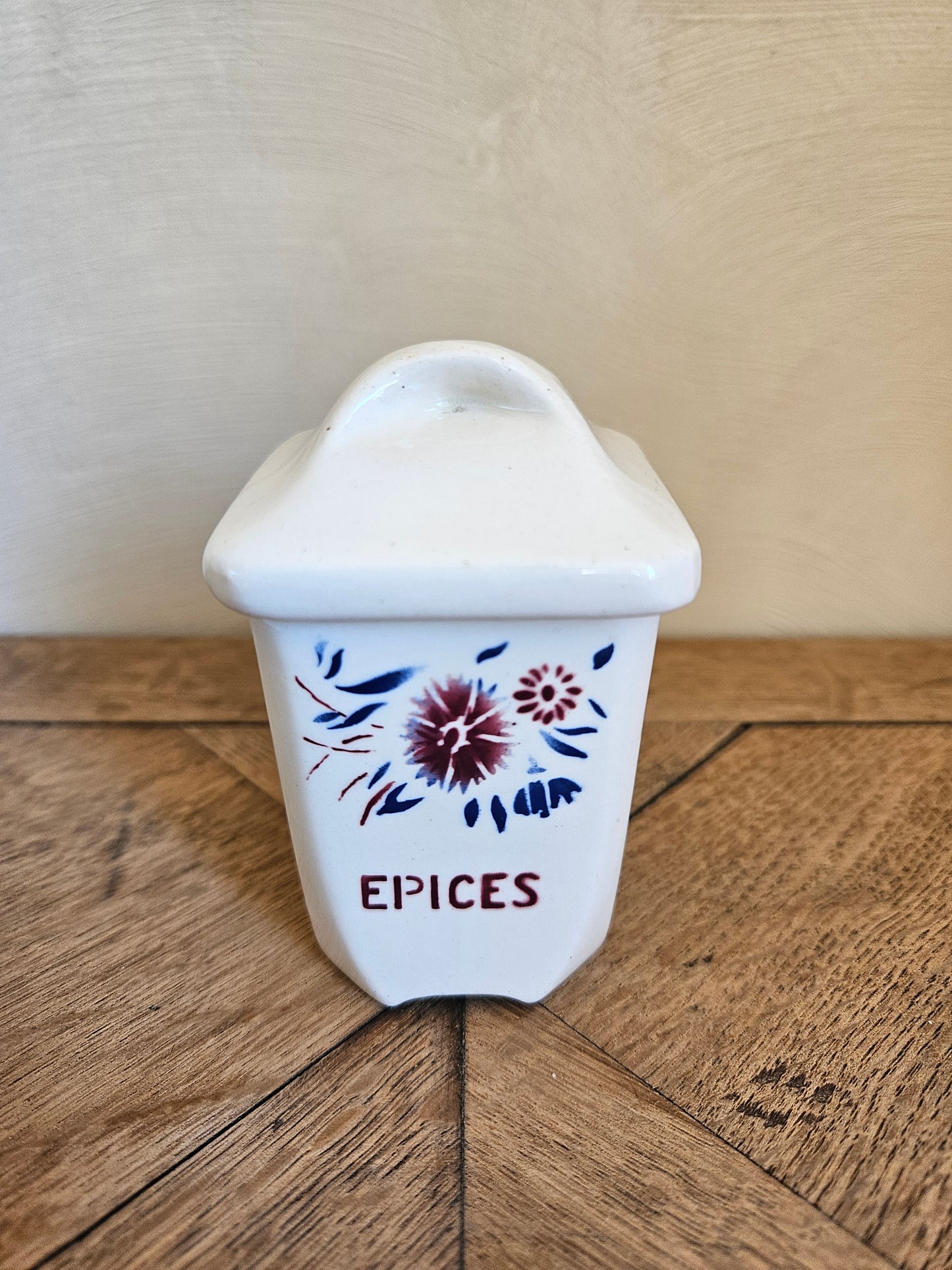 Pots à épices et boîte à allumettes Badonviller, Francine