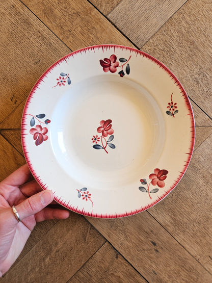 Assiettes creuses rétro Digoin, Margaret