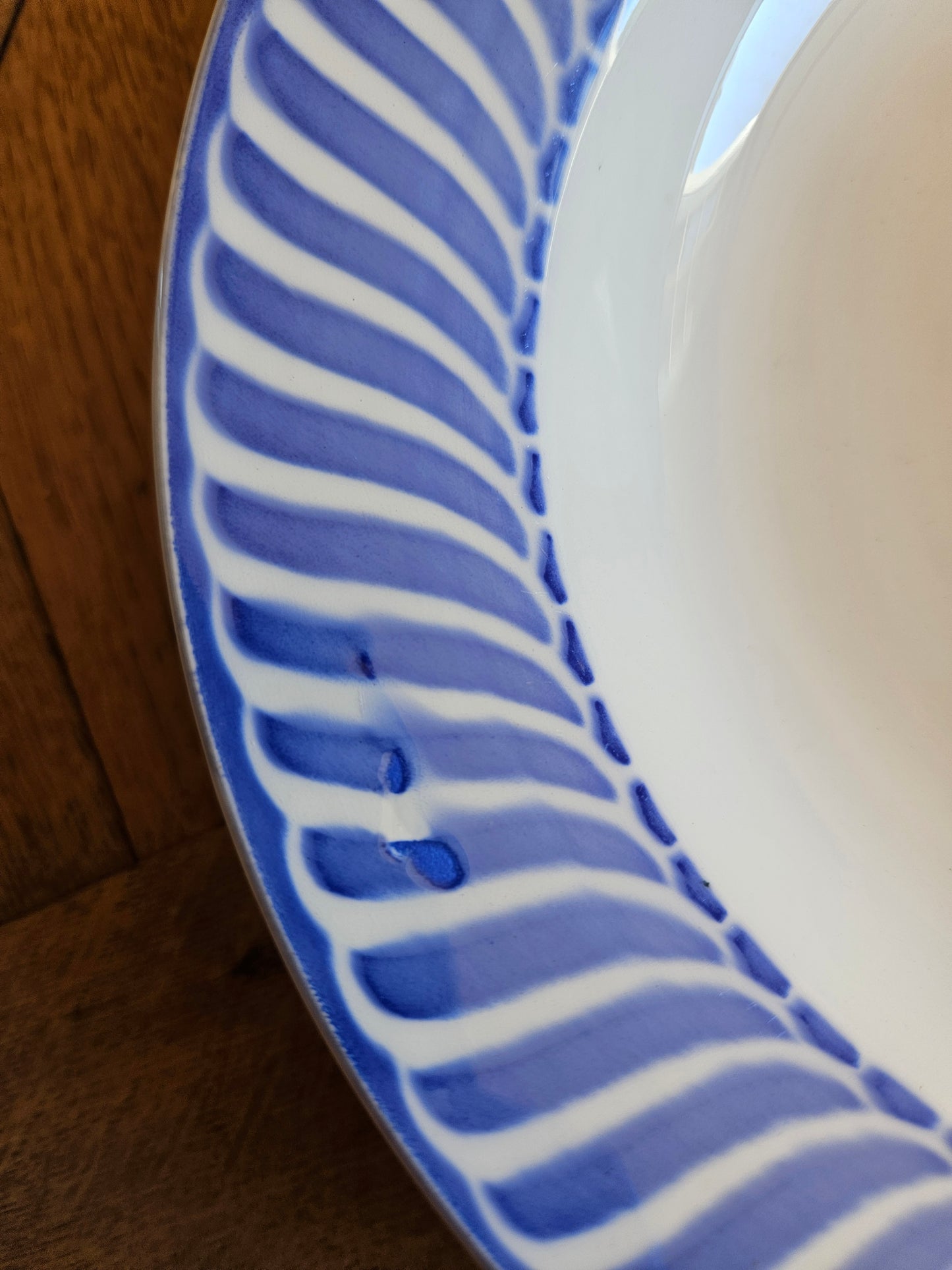 Assiettes creuses Digoin dépareillées