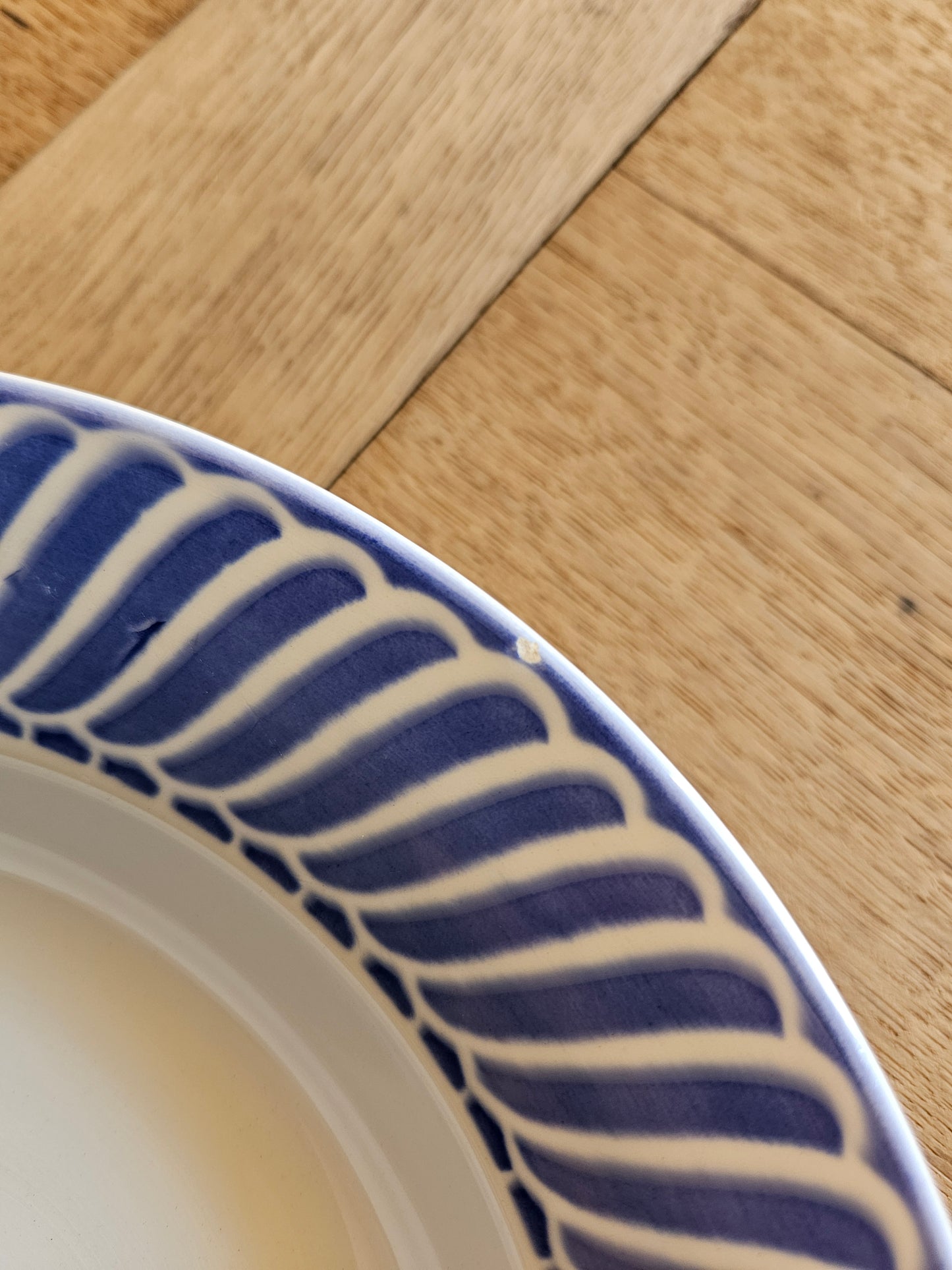 Assiettes creuses Digoin dépareillées