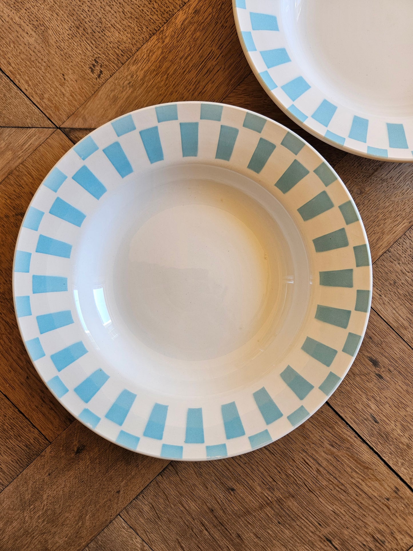 Assiettes creuses Digoin dépareillées