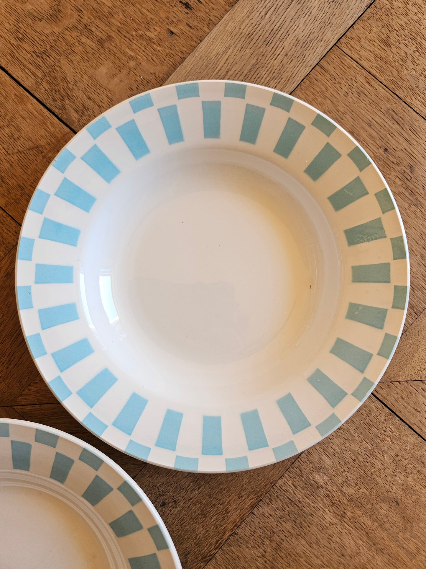 Assiettes creuses Digoin dépareillées