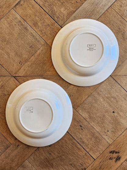 Assiettes creuses Digoin dépareillées