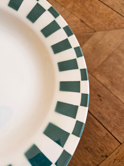 Assiettes creuses Digoin dépareillées