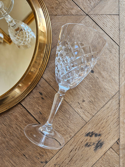Verres à pied cristal d’Arques, Regina