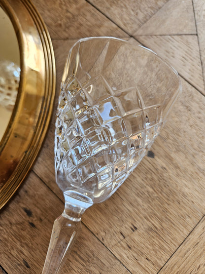 Verres à pied cristal d’Arques, Regina