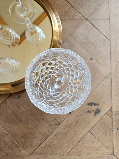 Verres à pied cristal d’Arques, Regina