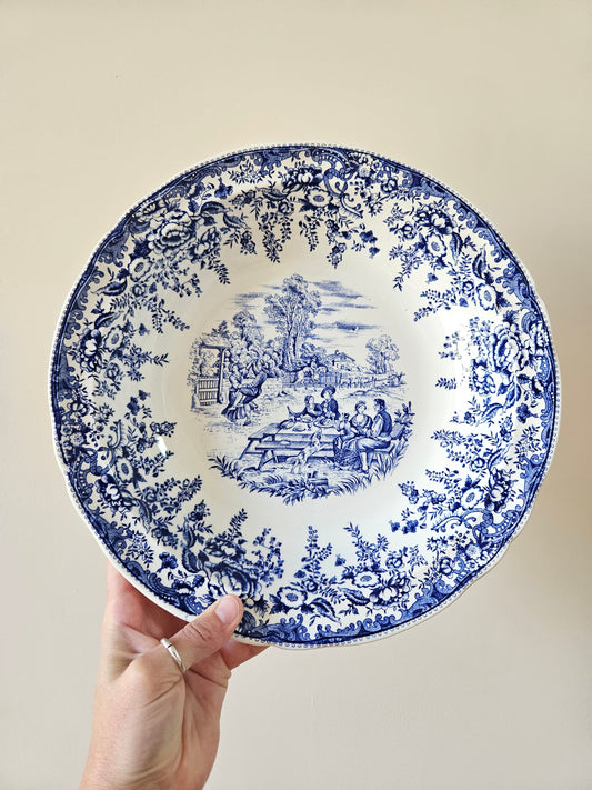 Plat creux vintage, repas champêtre