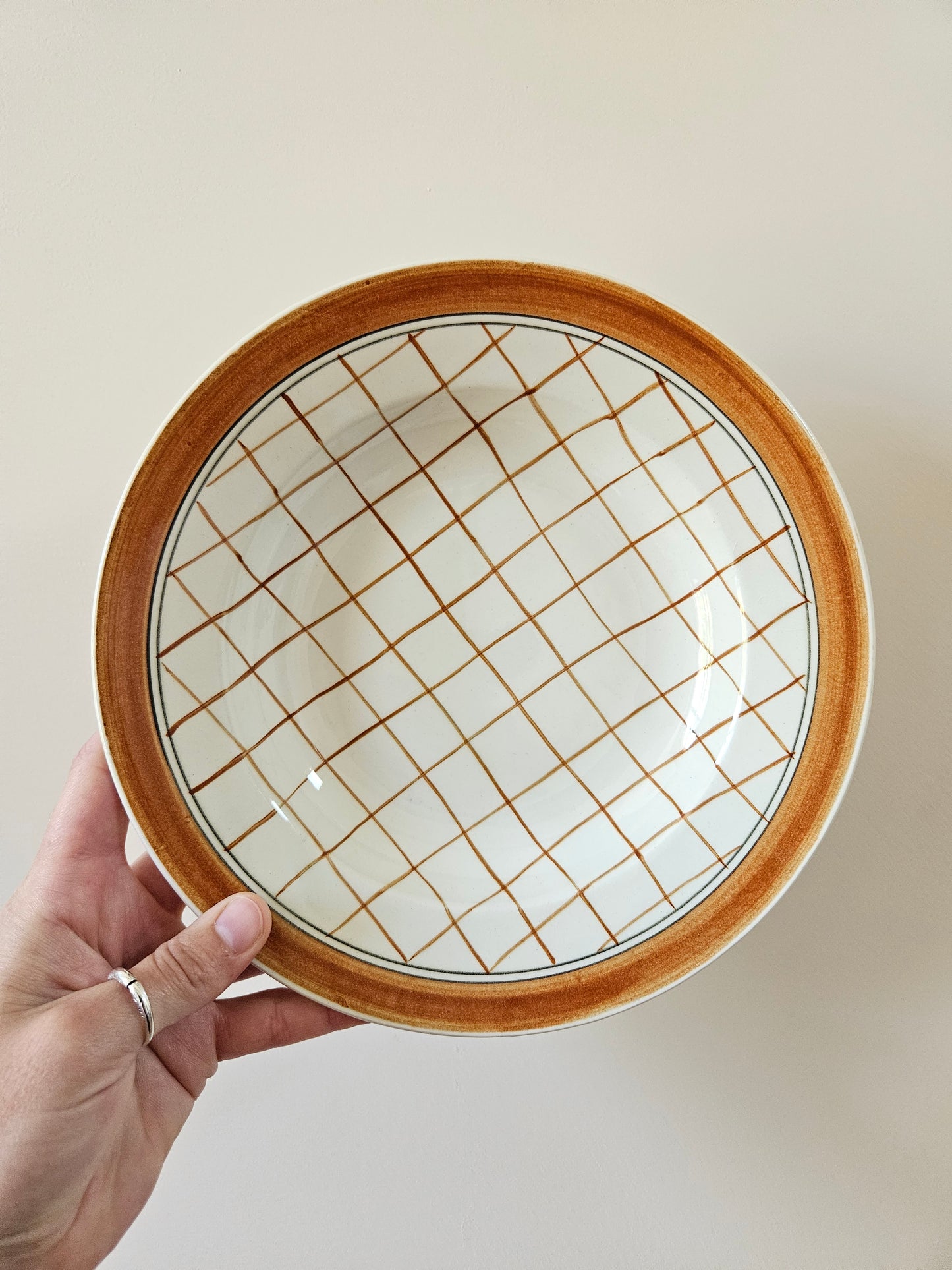 Assiettes creuses Gien, Michel