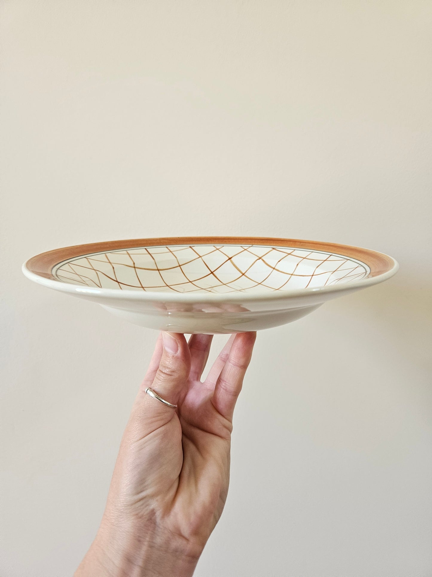 Assiettes creuses Gien, Michel
