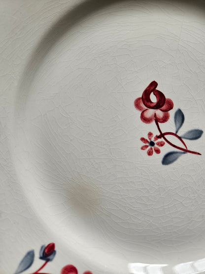 Assiettes plates rétro Digoin, Margaret