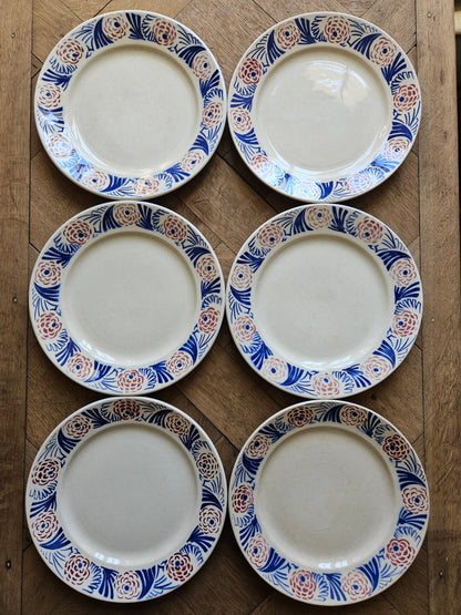 Assiettes plates Badonviller, Perros