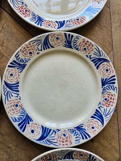 Assiettes plates Badonviller, Perros