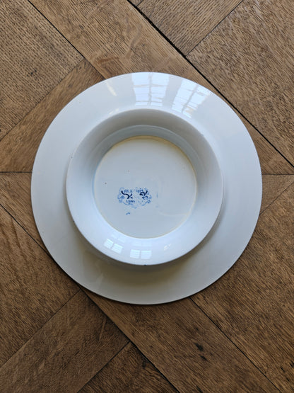 Assiette sur pied K&G Lunéville, Reaumur