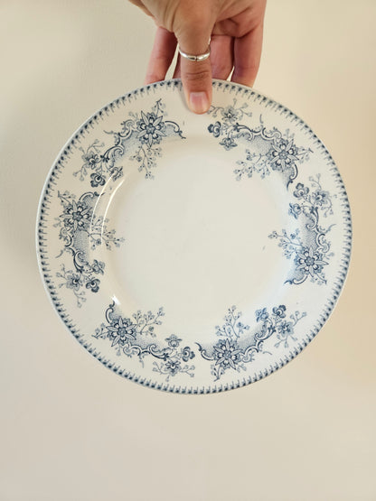 Assiette plate K&G Lunéville, Reaumur