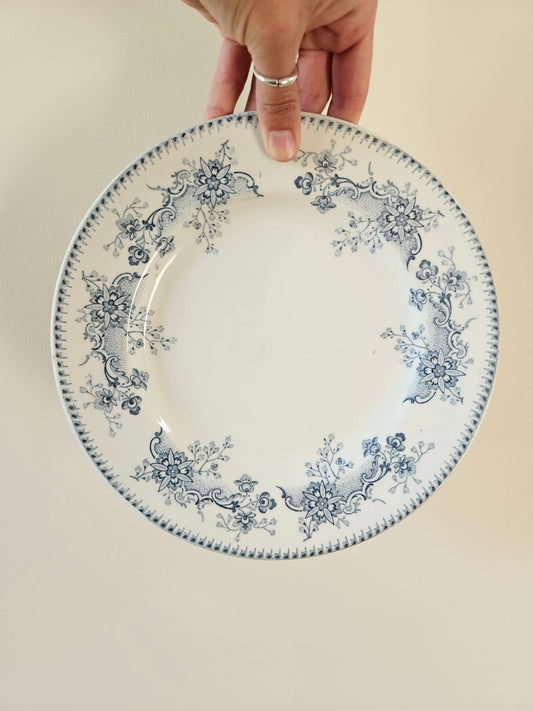 Assiette plate K&G Lunéville, Reaumur